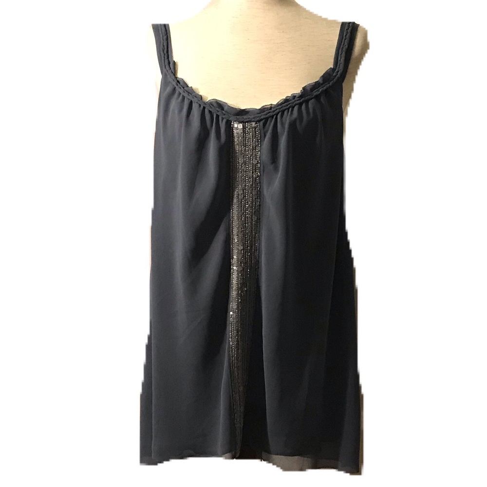 Coldwater Creek Front Sequin Tank Top Size XXL